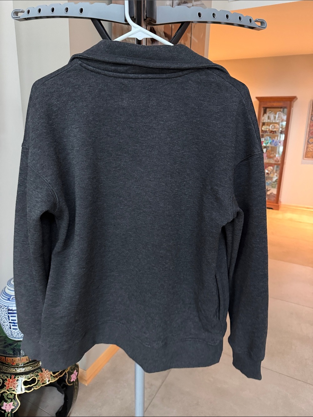 Mondetta Women's Charcoal Gray Full-Zip Bomber Jacket - size M - Picture 8 of 8